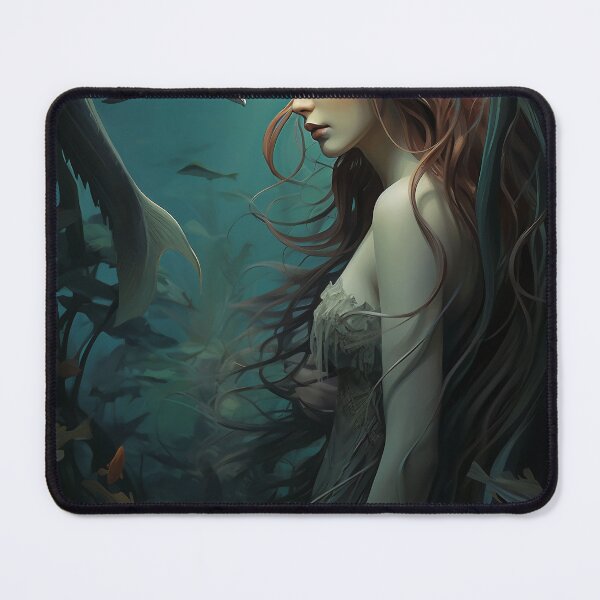 Item preview, Emergence: A Mermaid's Ascent Amidst Mythical Marine Wonders designed and sold by oanaunciuleanu.
