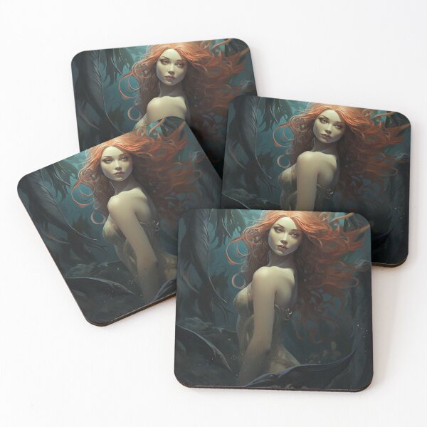 Item preview, Emergence: A Mermaid's Ascent Amidst Mythical Marine Wonders designed and sold by oanaunciuleanu.
