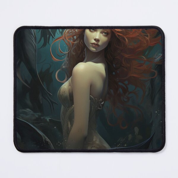 Item preview, Emergence: A Mermaid's Ascent Amidst Mythical Marine Wonders designed and sold by oanaunciuleanu.