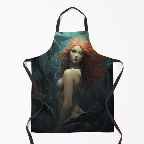 Item preview, Emergence: A Mermaid's Ascent Amidst Mythical Marine Wonders designed and sold by oanaunciuleanu.