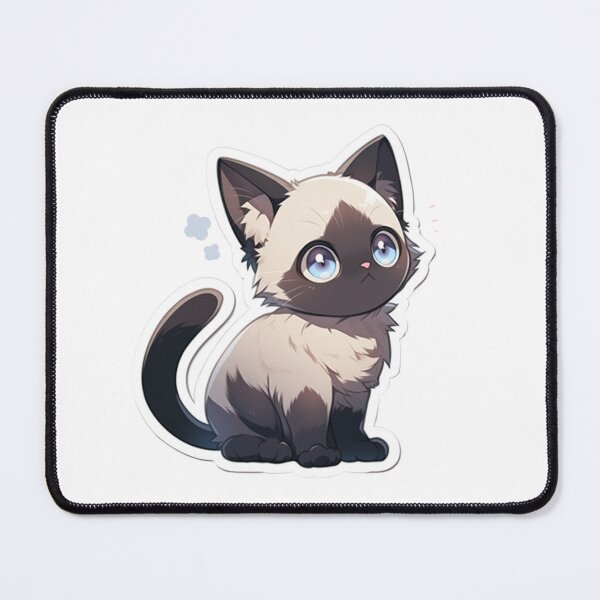 Item preview, Siamese cat asking food designed and sold by KNAA.