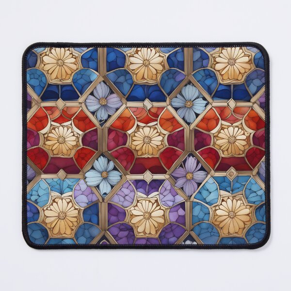 Item preview, Art Nouveau Flower Mosaic designed and sold by KeithHix.