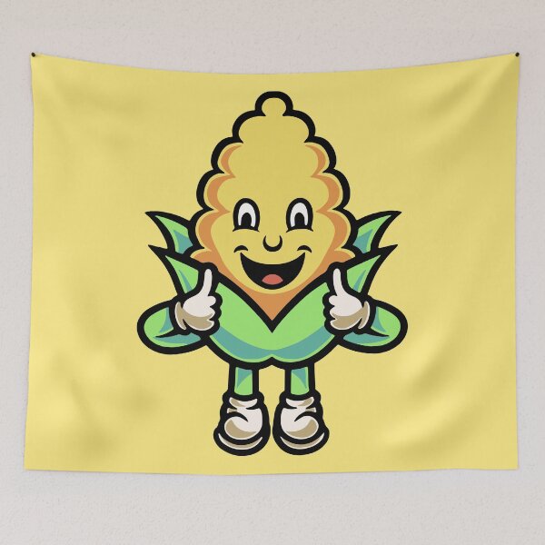 Item preview, Cute corn icon cartoon illustration designed and sold by cubbone.