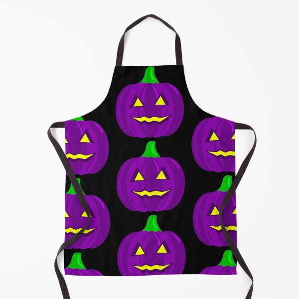 Item preview, creepy halloween pumpkin purple designed and sold by Gossip Rag.