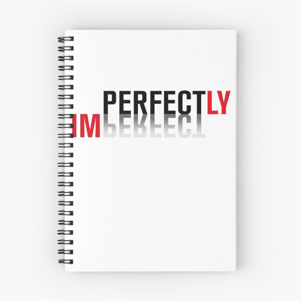 Item preview, I am perfectly imperfect white design designed and sold by funky-d-duo.