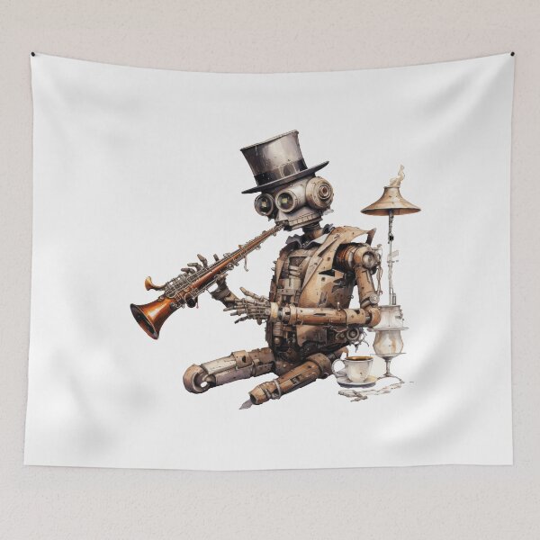 Item preview, Steam Powered Jazz Cafe Band Clarinet  designed and sold by SteamJazzCafe.