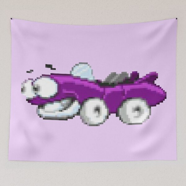 Item preview, Putt-Putt Joins The Parade! Pixel Art designed and sold by GwynnyBean.