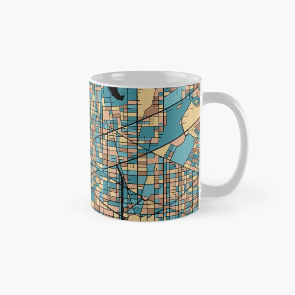 Item preview, Patrón de mapa de Washington en pastel de mediados de siglo designed and sold by PatternMaps.