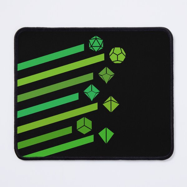 Item preview, Green Polyhedral Dice Tabletop RPG designed and sold by pixeptional.
