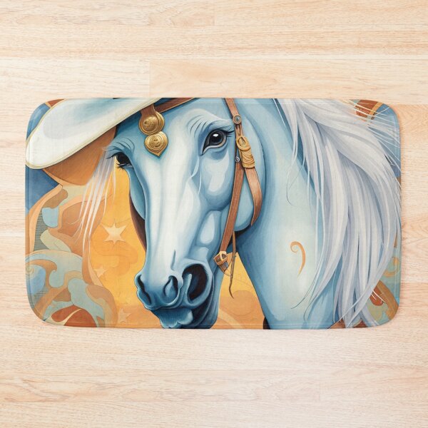 Item preview, Horse Wearing Cowboy Hat Two Teeth designed and sold by purplesensation.
