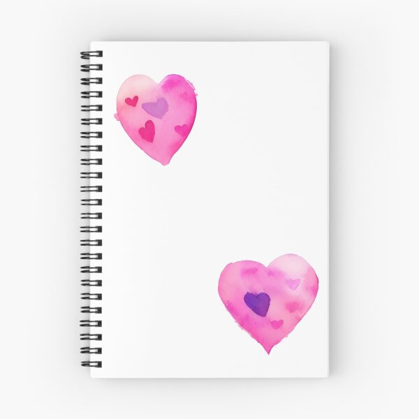 Item preview, Cute Pink Watercolor Little Hearts - Hand-Drawn Delights in Whimsical Splashes designed and sold by DimHel2.