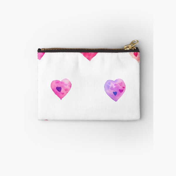 Item preview, Cute Pink Watercolor Little Hearts - Hand-Drawn Delights in Whimsical Splashes designed and sold by DimHel2.