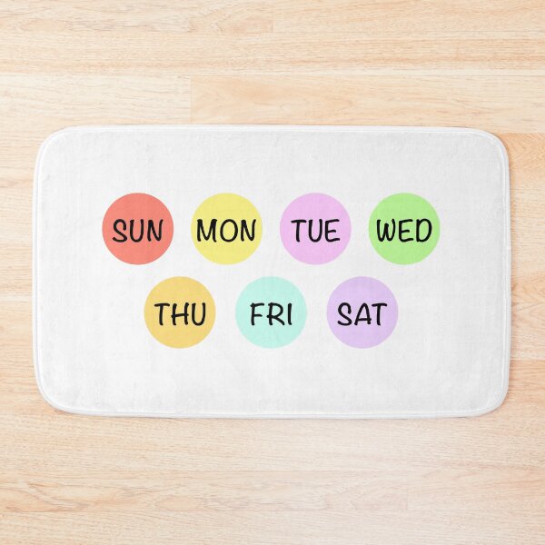 Item preview, 7 days 7 colors designed and sold by YQvibe Studio.