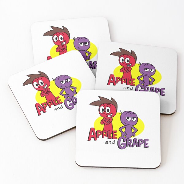 Artikelvorschau, Apfel und Traube mit entworfen und verkauft von CreissantParrot.