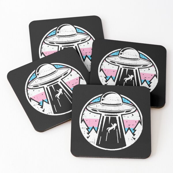 Item preview, Alien Abduction Transgender Pride LGBTQ Gaylien Trans UFO designed and sold by darrin-gallaghe.