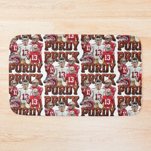 Item preview, brock purdy on fire poster designed and sold by ShopArtMcfarla.