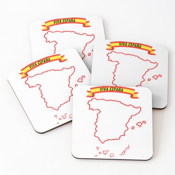 Item preview, Long live Spain. Map with the Balearic and Canary Islands. White designed and sold by altohero.