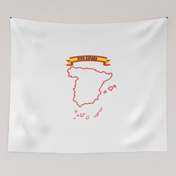 Item preview, Long live Spain. Map with the Balearic and Canary Islands. White designed and sold by altohero.