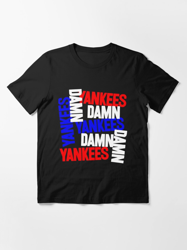 Yankees Girls Baby Tee in Retro Script Yankees Retro Script / 7/8