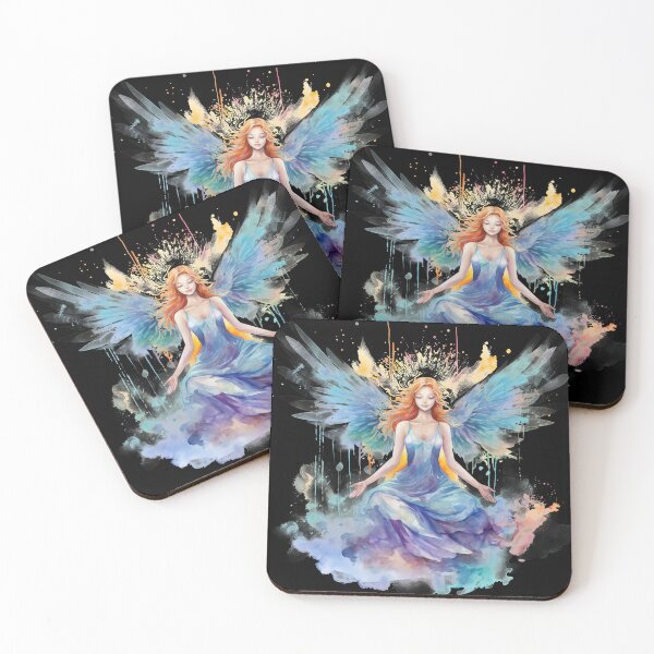 Item preview, Celestial Tranquility Angel Yoga Retreat designed and sold by AnnaMDesign.
