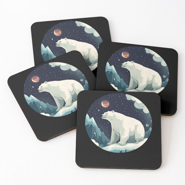 Item preview, Night Polar Bear designed and sold by MohammadRoge.