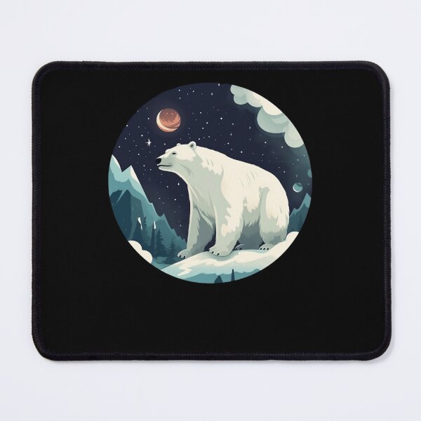 Item preview, Night Polar Bear designed and sold by MohammadRoge.