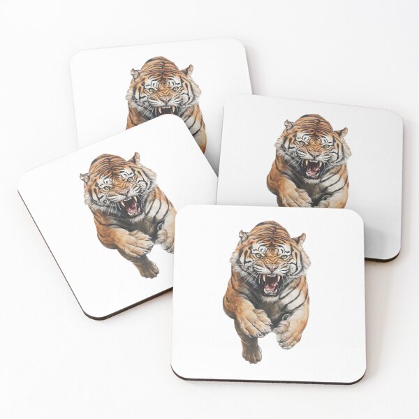 Item preview, Leaping Tiger designed and sold by Splargo Digital Prints.