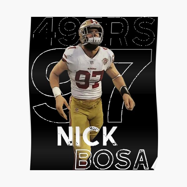 Joey Bosa Los Angeles Chargers Team Name Pixel Art 1 Poster