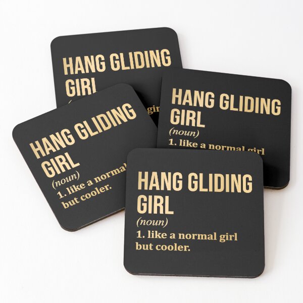 Item preview, Hang Gliding Girl Definition in Gold designed and sold by XCIV.