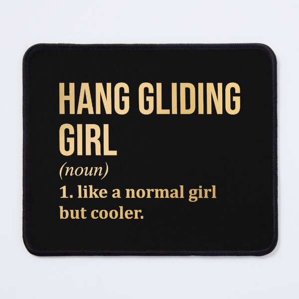 Item preview, Hang Gliding Girl Definition in Gold designed and sold by XCIV.