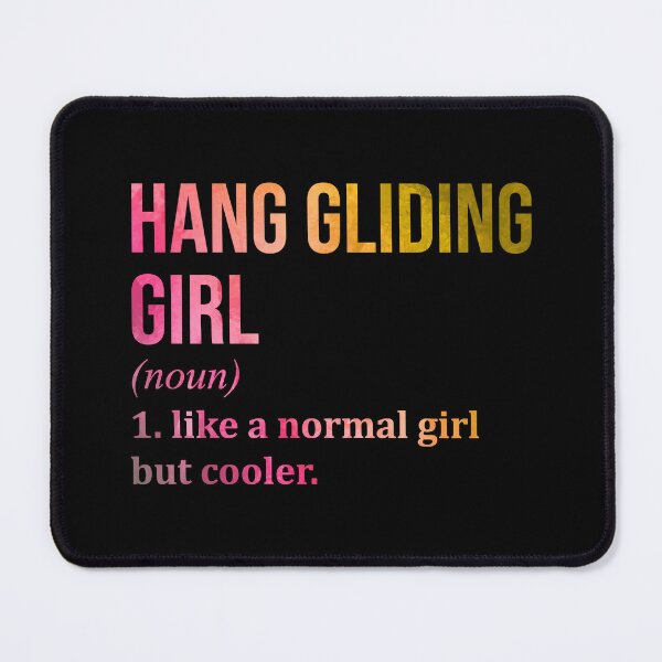 Item preview, Hang Gliding Girl Definition in Watercolor designed and sold by XCIV.