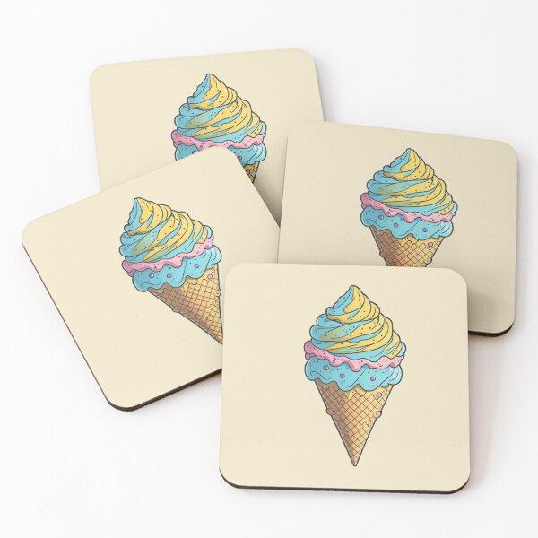 Item preview, Colorful Ice Cream Cone designed and sold by Rosamose.
