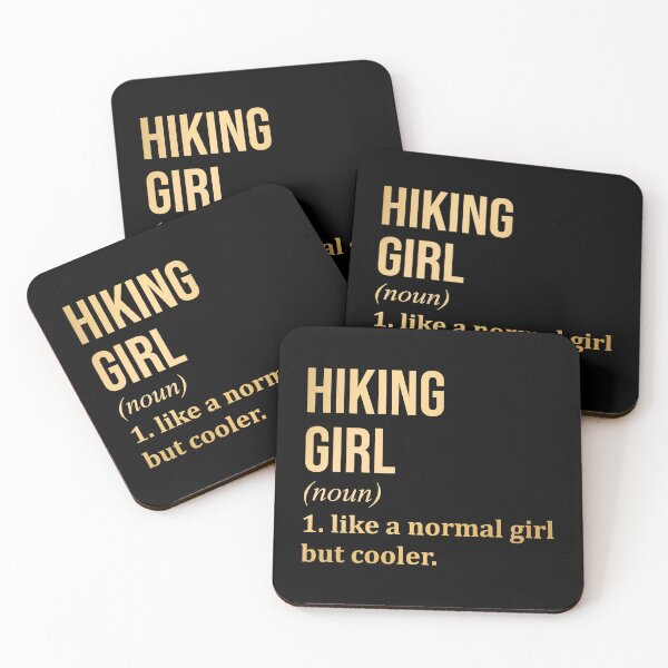 Item preview, Hiking Girl Definition in Gold designed and sold by XCIV.