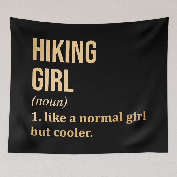 Item preview, Hiking Girl Definition in Gold designed and sold by XCIV.