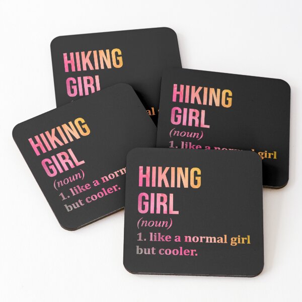 Item preview, Hiking Girl Definition in Watercolor designed and sold by XCIV.