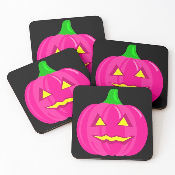 Item preview, creepy halloween pumpkin pink  designed and sold by Gossip Rag.