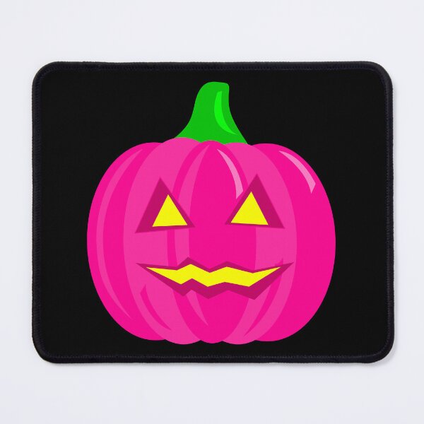 Item preview, creepy halloween pumpkin pink designed and sold by Gossip Rag.