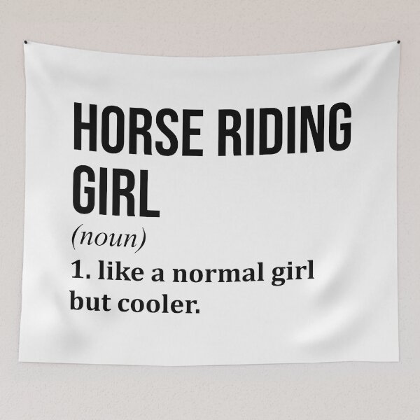 Item preview, Horse Riding Girl Definition designed and sold by XCIV.