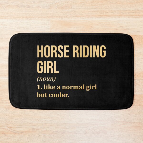 Item preview, Horse Riding Girl Definition in Gold designed and sold by XCIV.