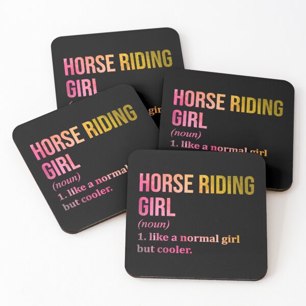 Item preview, Horse Riding Girl Definition in Watercolor designed and sold by XCIV.