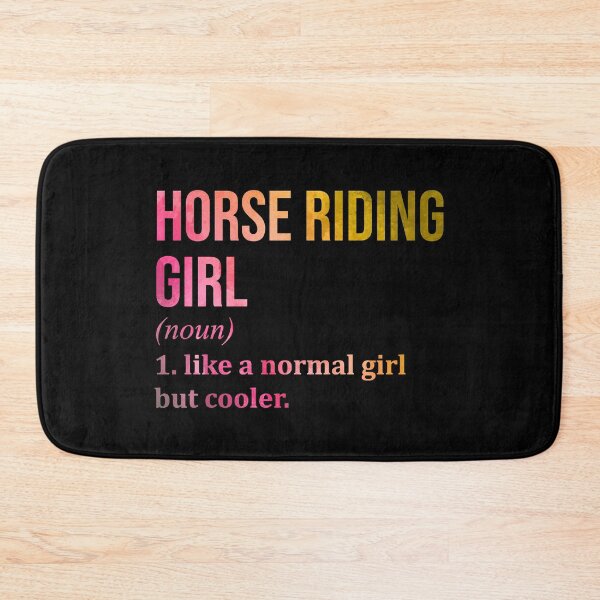 Item preview, Horse Riding Girl Definition in Watercolor designed and sold by XCIV.