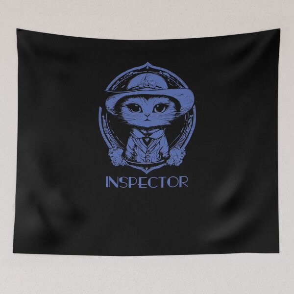 Item preview, Inspector Cat - Blue 1 designed and sold by Soulemotion.
