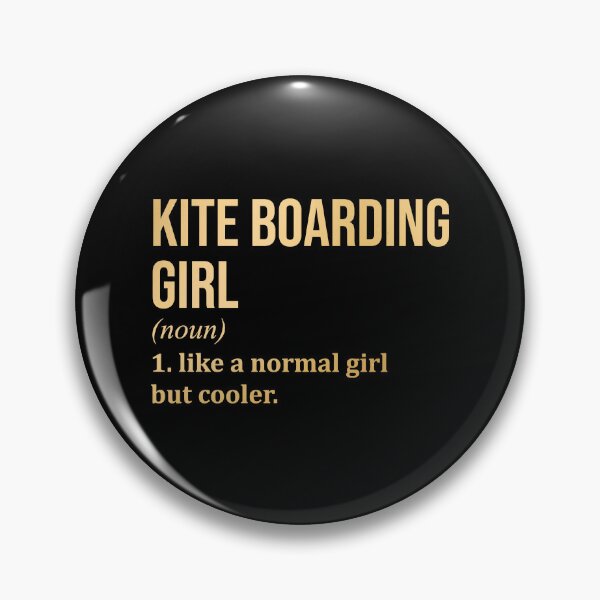 Item preview, Kiteboarding Girl Definition in Gold designed and sold by XCIV.