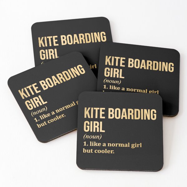 Item preview, Kiteboarding Girl Definition in Gold designed and sold by XCIV.