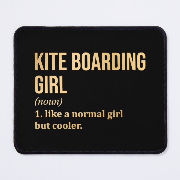 Item preview, Kiteboarding Girl Definition in Gold designed and sold by XCIV.