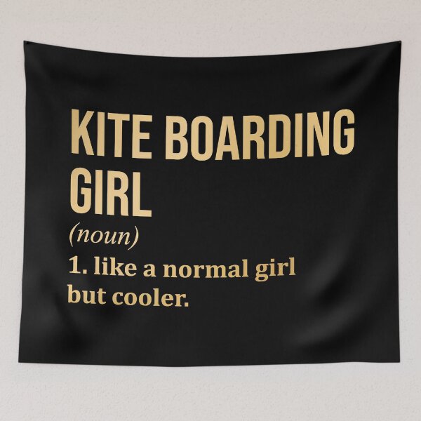Item preview, Kiteboarding Girl Definition in Gold designed and sold by XCIV.