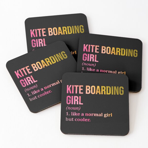 Item preview, Kiteboarding Girl Definition in Watercolor designed and sold by XCIV.