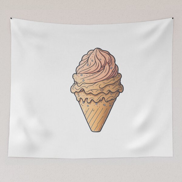 Item preview, Colorful Ice Cream Cone designed and sold by Rosamose.