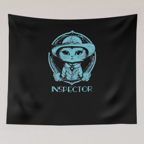 Item preview, Inspector Cat - Cyan designed and sold by Soulemotion.