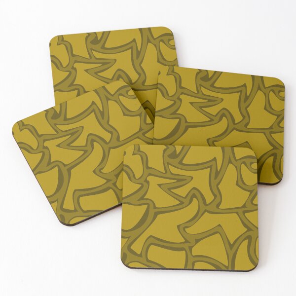 Item preview, Crazy Paving: Abstract Art: Yellow designed and sold by TheScraggyBeard.